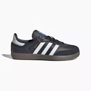 Adidas Samba Classic Leather Sneakers - Black/White size 2